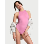 Боди Victoria's Secret Pink Base Stretch High-neck, розовый - фото 2