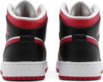 Кроссовки Air Jordan 1 Mid GS White Very Berry, белый - фото 6