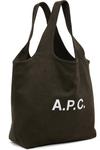 A.P.C. Сумка-Тоут цвета хаки нинон - фото 2