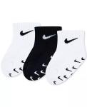 Носки с логотипом Gripper для малышей и малышей, 3 упаковки Nike, белый - фото