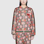 Куртка женская Gucci, коричневый / розовый - фото 2