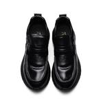 Повседневные туфли мужские черные PARDASAUL, дощатая фактура черная подкладка из флиса - фото 6