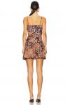 X revolve платье мини Cade от Agua Bendita, wild leopard multi - фото 3