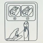 Скандинавские палки для детей Newfeel NW P120, желтый - фото 6