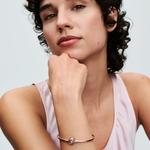 Браслет Pandora Moments Encircled Clasp, розовое золото - фото 4