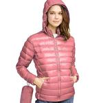 Легкий пуховик с капюшоном Made By Johnny, розовый - фото