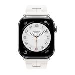 Apple Watch Hermès Series 11 (GPS+Cellular), 46 мм, Silver Titanium Case/Blanc Kilim Single Tour - One Size - фото 2
