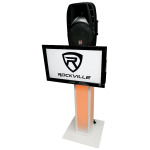 (1) Rockville RTP33-TV White/Black Totem DJ Speaker/Lighting Stand с креплением для телевизора RTP33-TV+BLACK TOTEM PLATES FOR RTP33-TV - фото 15