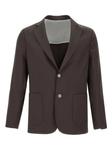 Шерстяной блейзер Barba, коричневый - фото