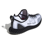 Кроссовки Adidas Y-3 Runner 4D IO White Black - фото 4