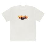 Футболка Cactus Jack by Travis Scott Flame Tee 'White', белый - фото 2