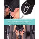 Погружной ремень с цепочкой, 3 карабинами и уникальными клапанами PULLUP & DIP, черный - фото 4