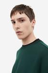 Свитшот H&M Relaxed Fit, темно-зеленый - фото 6