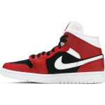 Кроссовки Wmns Air Jordan 1 Mid Gym Red Black, красный - фото 3