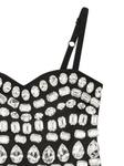 Dolce & Gabbana боди со стразами, черный - фото 3