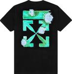 Футболка Off-White Tornado Arrow Slim Tee 'Black/Multicolor', черный - фото 3
