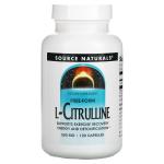 Source Naturals, L-цитруллин, 500 мг, 120 капсул - фото