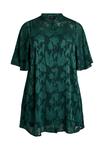 Платье Zizzi MIT BLUMENMUSTER, Scarab/Dark Green - фото 4