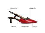 Туфли Journee Padma Pump, красный/черный - фото 3