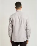 Рубашка с контрастными пуговицами Bugatti, серый - фото 4