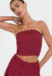 Топ ONLY Top, Earth Red/Red - фото 5