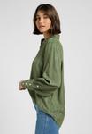 Блуза Lee Button-down blouse, Olive Stone/Dark Green - фото 5