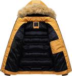 Куртка-пуховик Pursky Waterproof Winter Bubble, черный/желтый - фото 3