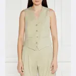 Жилет приталенного кроя Saramona Samsøe Samsøe, зеленый - фото