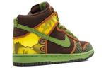 Кроссовки sb dunk high pro Nike, коричневый - фото 3
