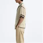 Рубашка мужская матово-белая Zara, белый - фото 4