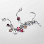 Шарм-подвеска Pandora Moments Sparkling Infinity Heart, серебро/розовый - фото 5
