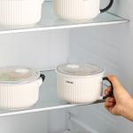 Боул Kawasimaya, 5.2 inches controller fresh-keeping bowl 800ml (custard) - фото 5