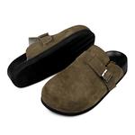 Сабо с закрытым носком унисекс New Korea, хаки - фото 8