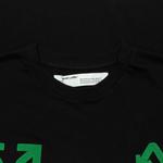 Футболка Off-White Universal Key Short-Sleeve Over Tee 'Black/Mint', черный - фото 4