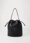 Яркая сумка-ведро Calvin Klein, Black - фото