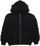 Толстовка Supreme x Griffin Zip Up Hooded Sweatshirt 'Black', черный - фото