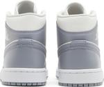 Кроссовки Wmns Air Jordan 1 Mid Stealth, серый - фото 6