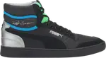 Кроссовки Puma Ralph Sampson Mid Royal - Black Elektro Green, черный - фото
