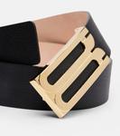 Кожаный ремень Victoria Beckham, черный - фото 3