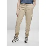 Брюки Urban Classics High Waist Cargo Jogging, бежевый - фото