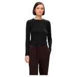 Лонгслив Selected Manja, черный - фото