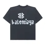 Футболка типа crewneck Balenciaga, черный - фото 3