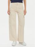Брюки из ткани мешковатого кроя Gap, бежевый - фото