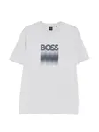 Футболка с логотипом Boss, серый - фото
