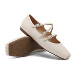Туфли Мэри Джейн женские Belle, бежевый - фото 4