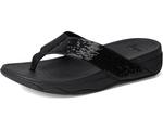 Сандалии FitFlop Surfa Sequin Toe-post Sandals, цвет All Black - фото 7