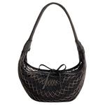 Lemaire Тканевая сумка через плечо с овчиной и сеткой - фото