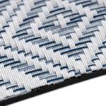 Виниловый коврик для ванной KARAT Savona, 60x1x450 см, синий - фото 3