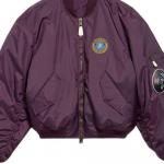 Balenciaga Бомбер с вышитым логотипом, Eggplant Purple - фото 9