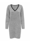 Платье ONLY ONLTAMMY LS REVERS, Light Grey Melange/Light Grey - фото 7